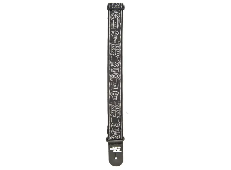 Planet Waves 50JS01 50mm Satriani "Skull'n Bones" Strap' 